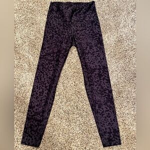 Cheetah Leggings - Black/Grey